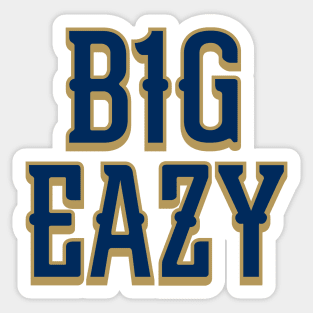 B1G EAZY - White Sticker